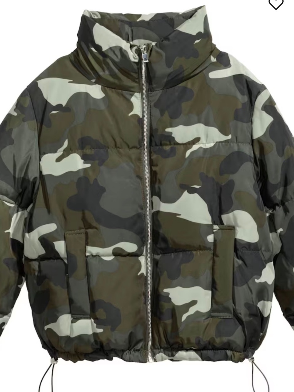 CAMO PUFFER JACKET